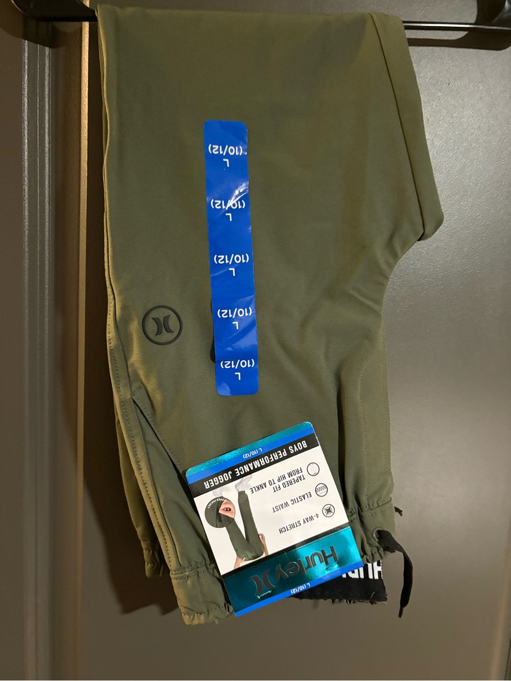 Hurley Olive Green Active Jogger Pants